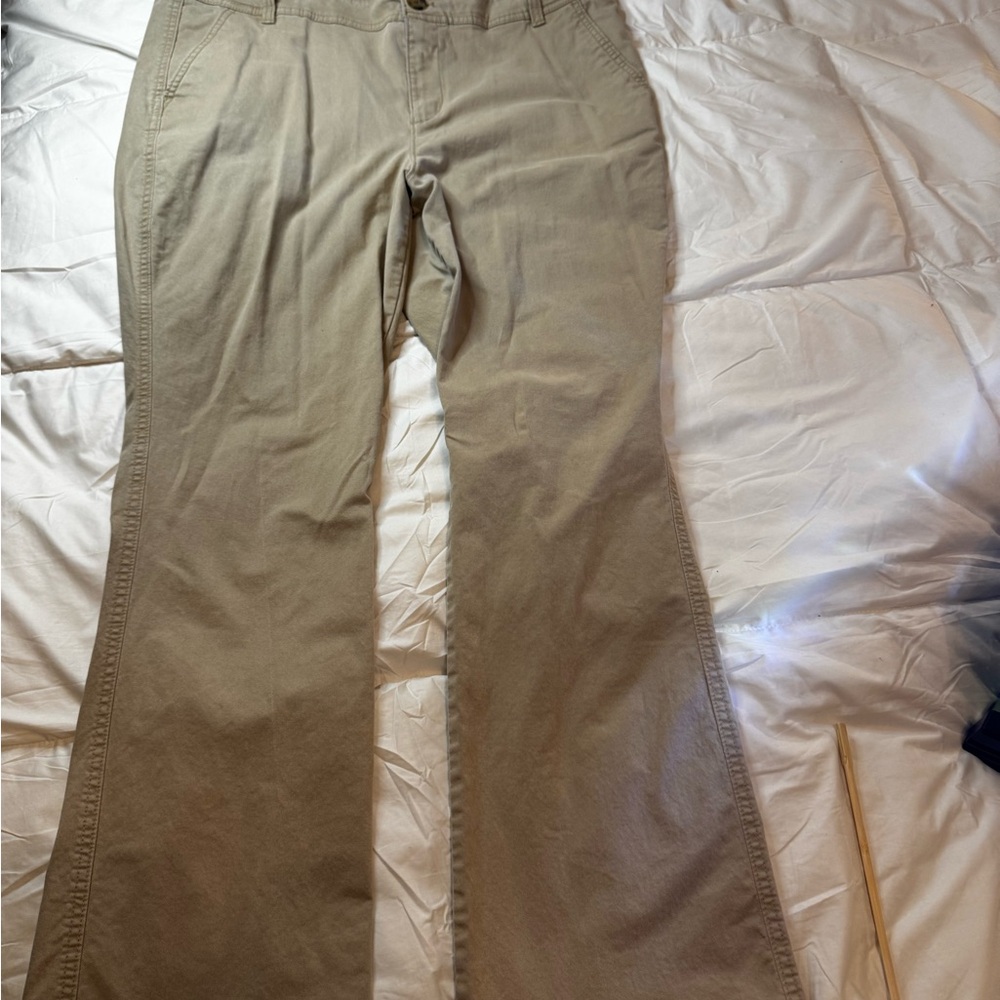 Old Navy Women’s bootcut chino khakis